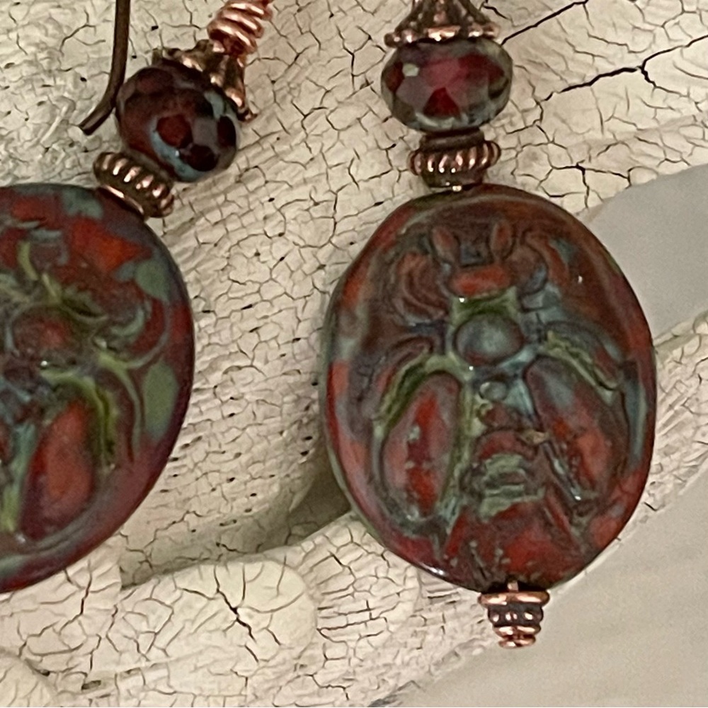 ARTISAN Earrings - “Just Bee” Dangles - Picture 2 of 7